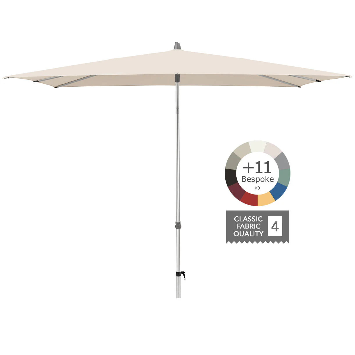AluSmart Rectangular Centre Pole Parasols - Image 8
