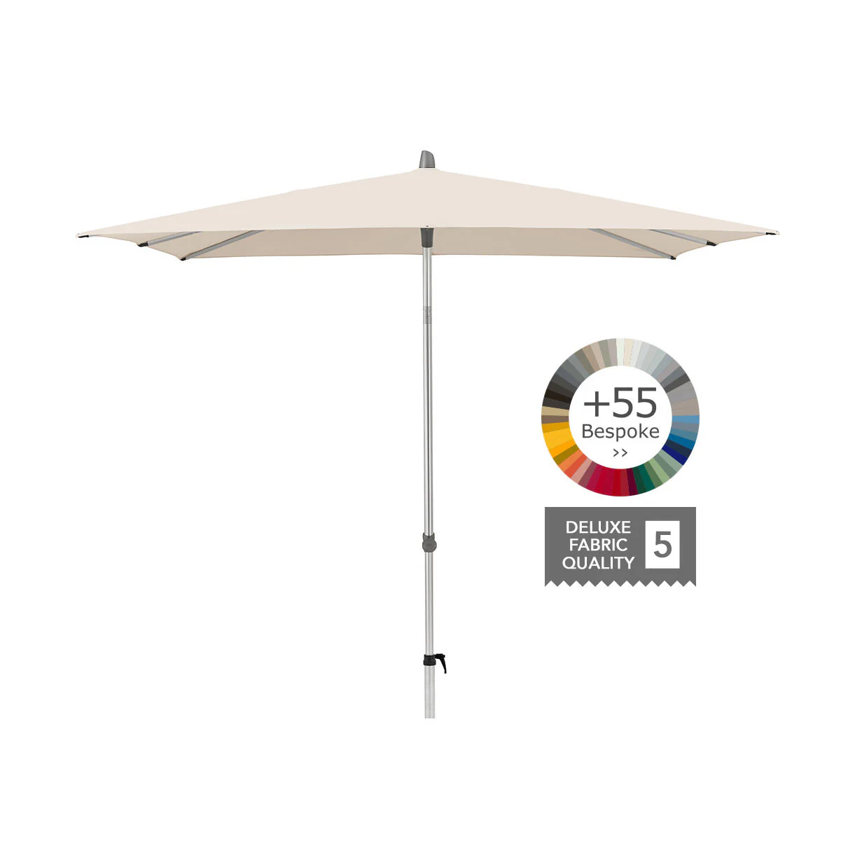 AluSmart Square Centre Pole Parasols - Image 7