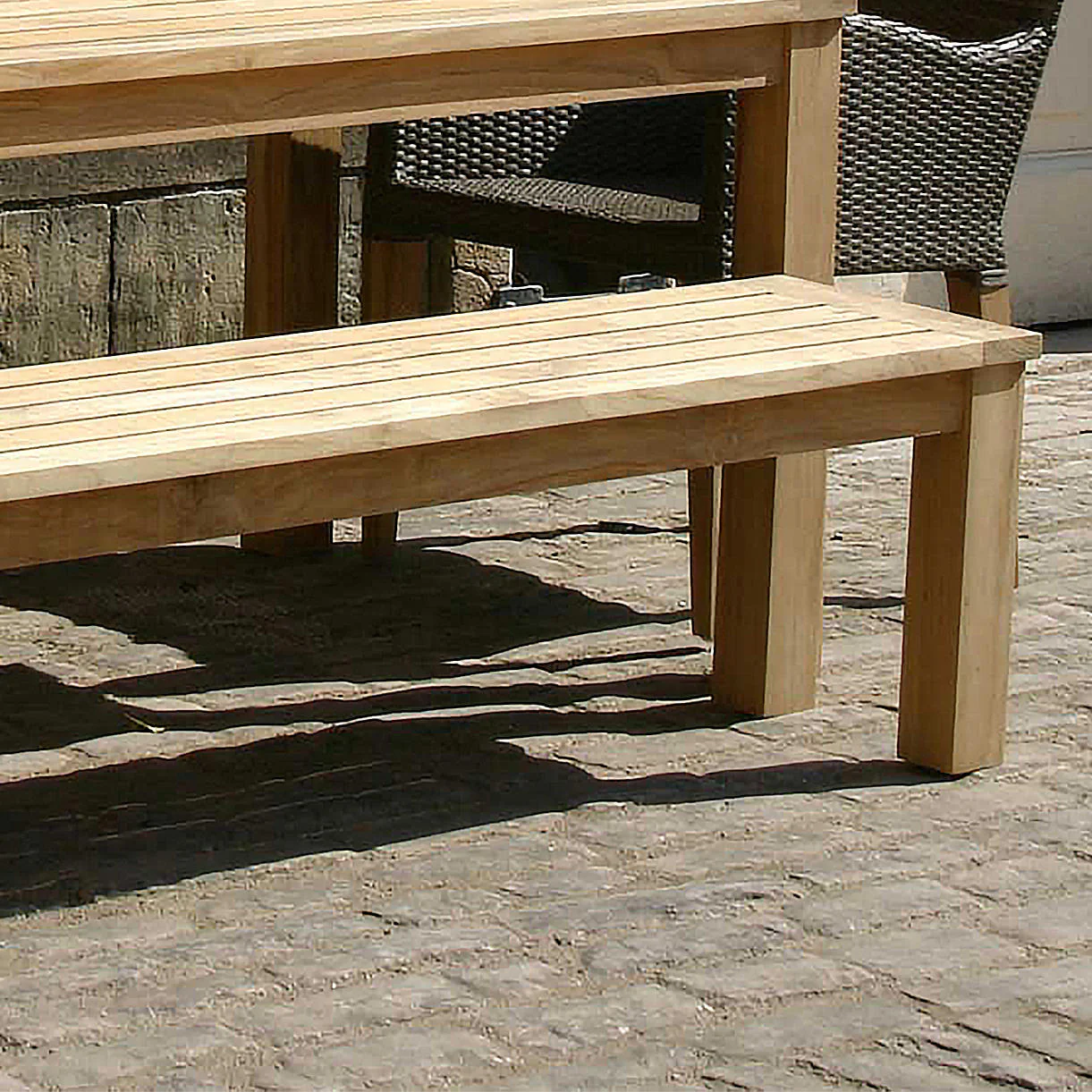 Antibes Teak Bench - Image 2