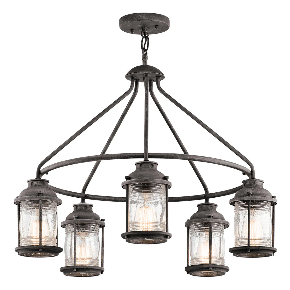 Ashland Bay Outdoor Chandelier - Image 3