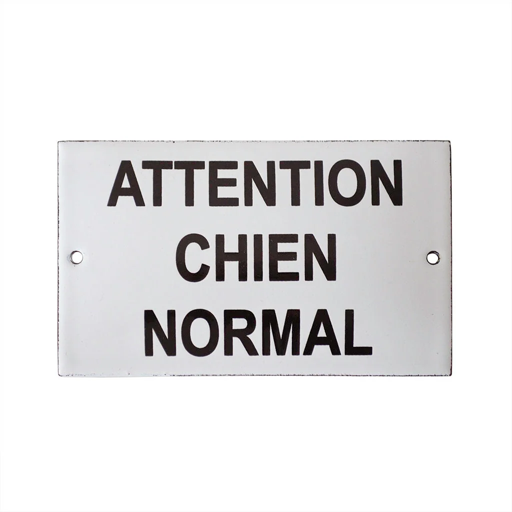 Enamel 'Beware Pet' Signs - Image 5