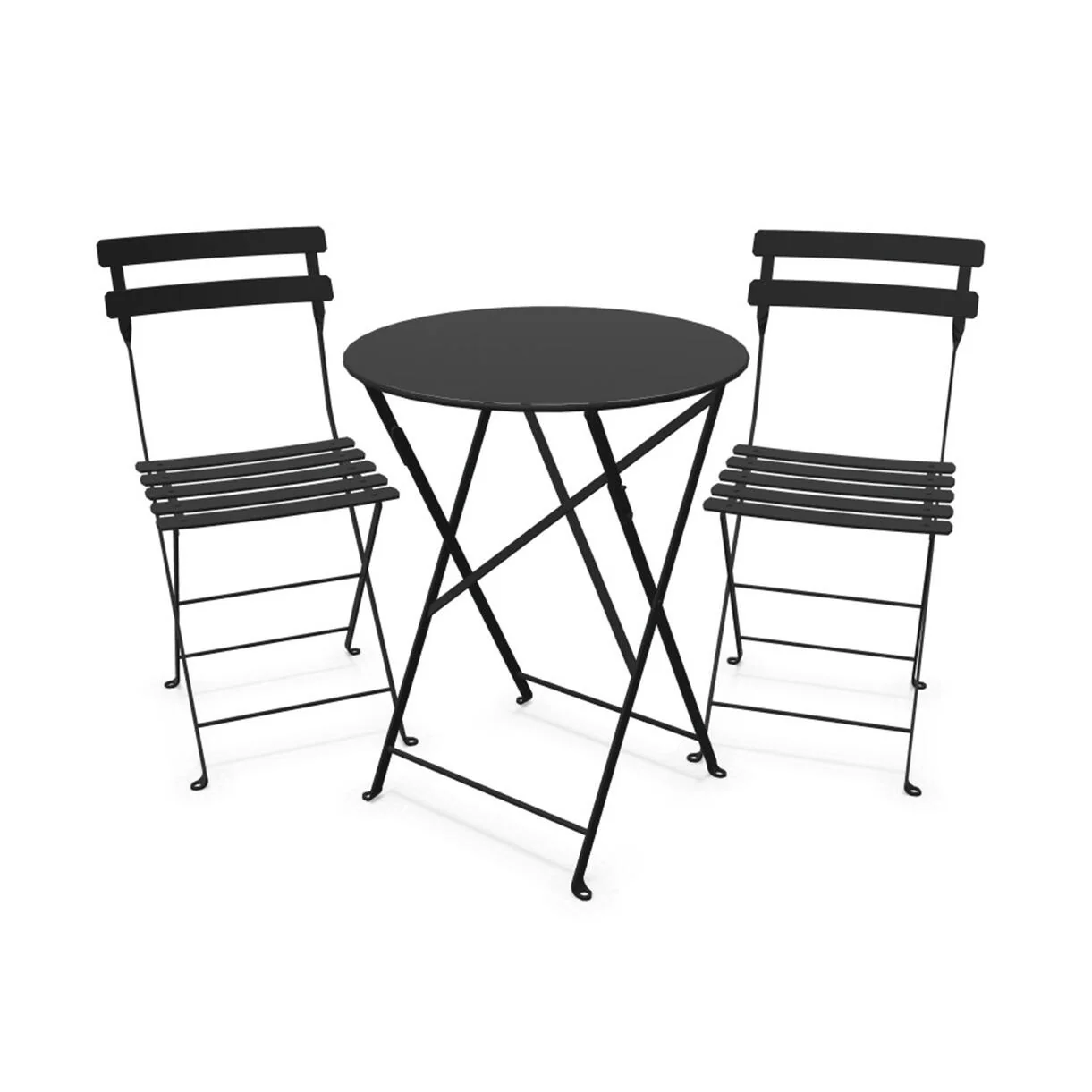 Bistro 60cm Table + 2 Chair Set - Image 6