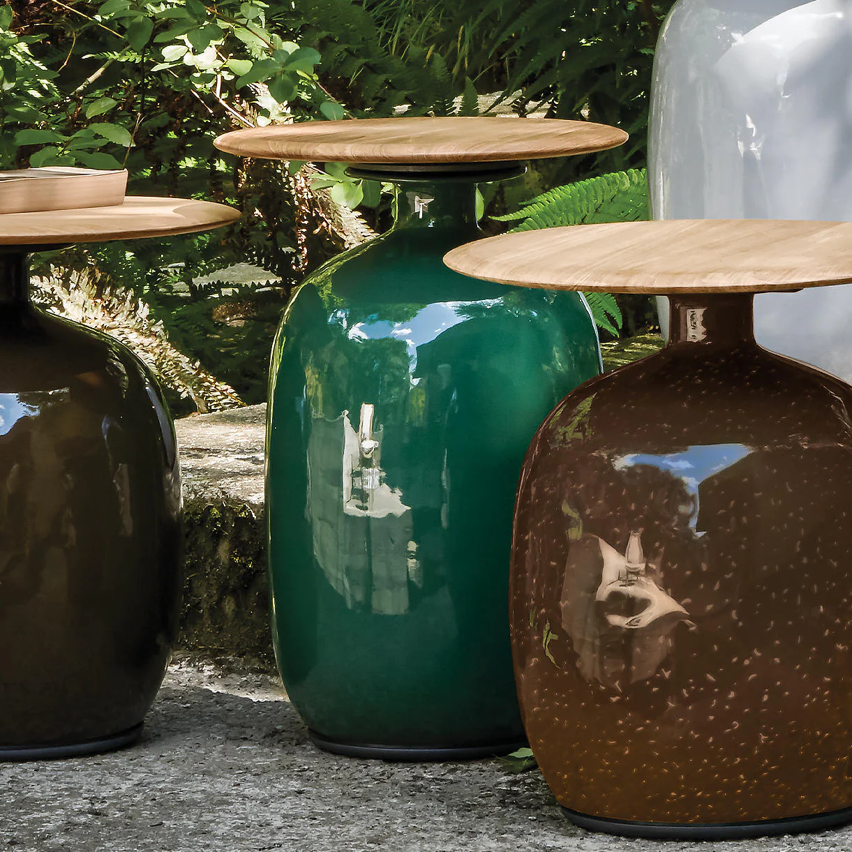 Blow Round High Side Tables - Image 3