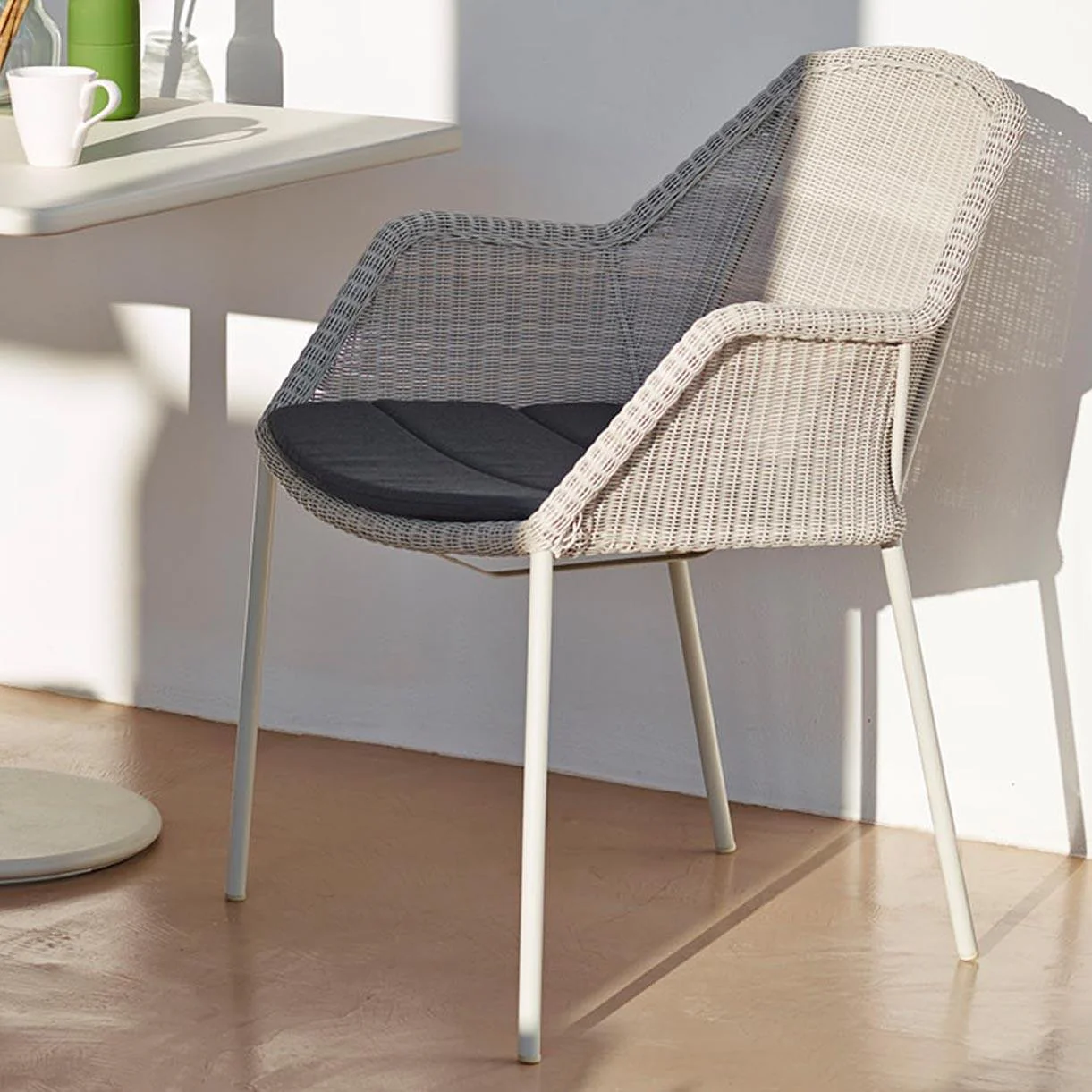 Breeze Outdoor Stacking Dining Chair - Image 4