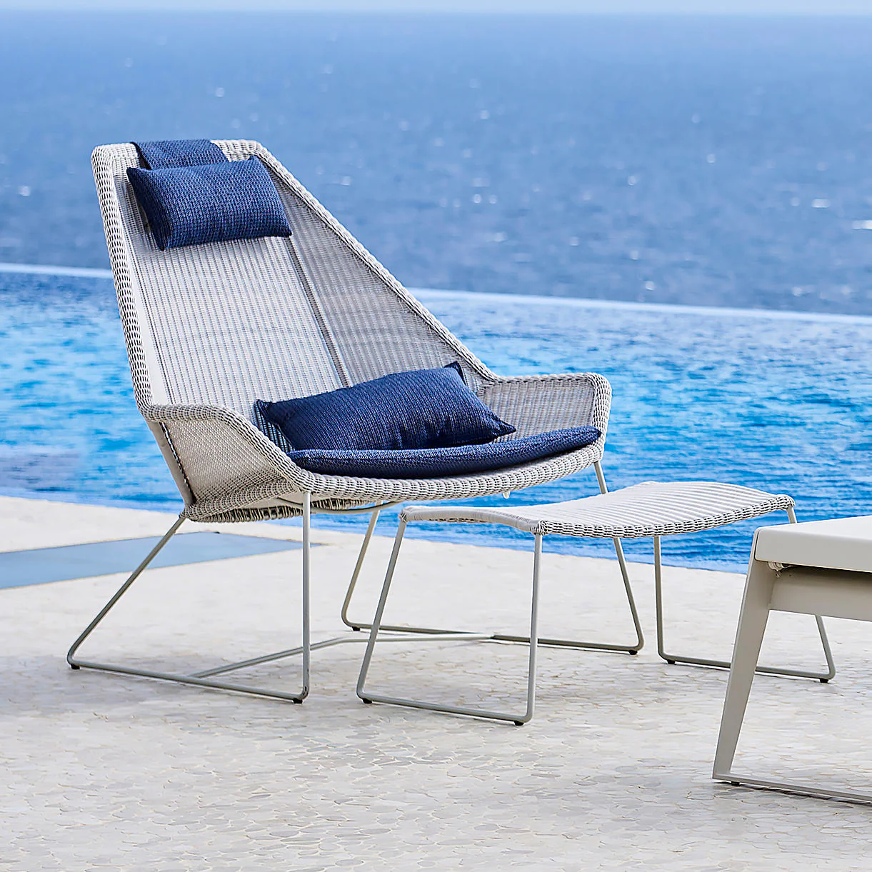 Breeze Outdoor Footstool - Image 5