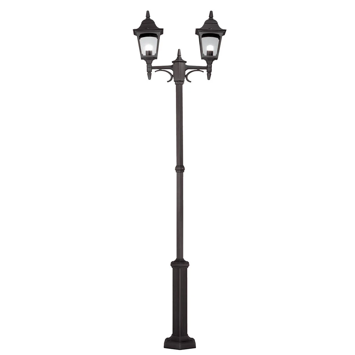 Chapel Outdoor Twin Post Lantern - Image 4