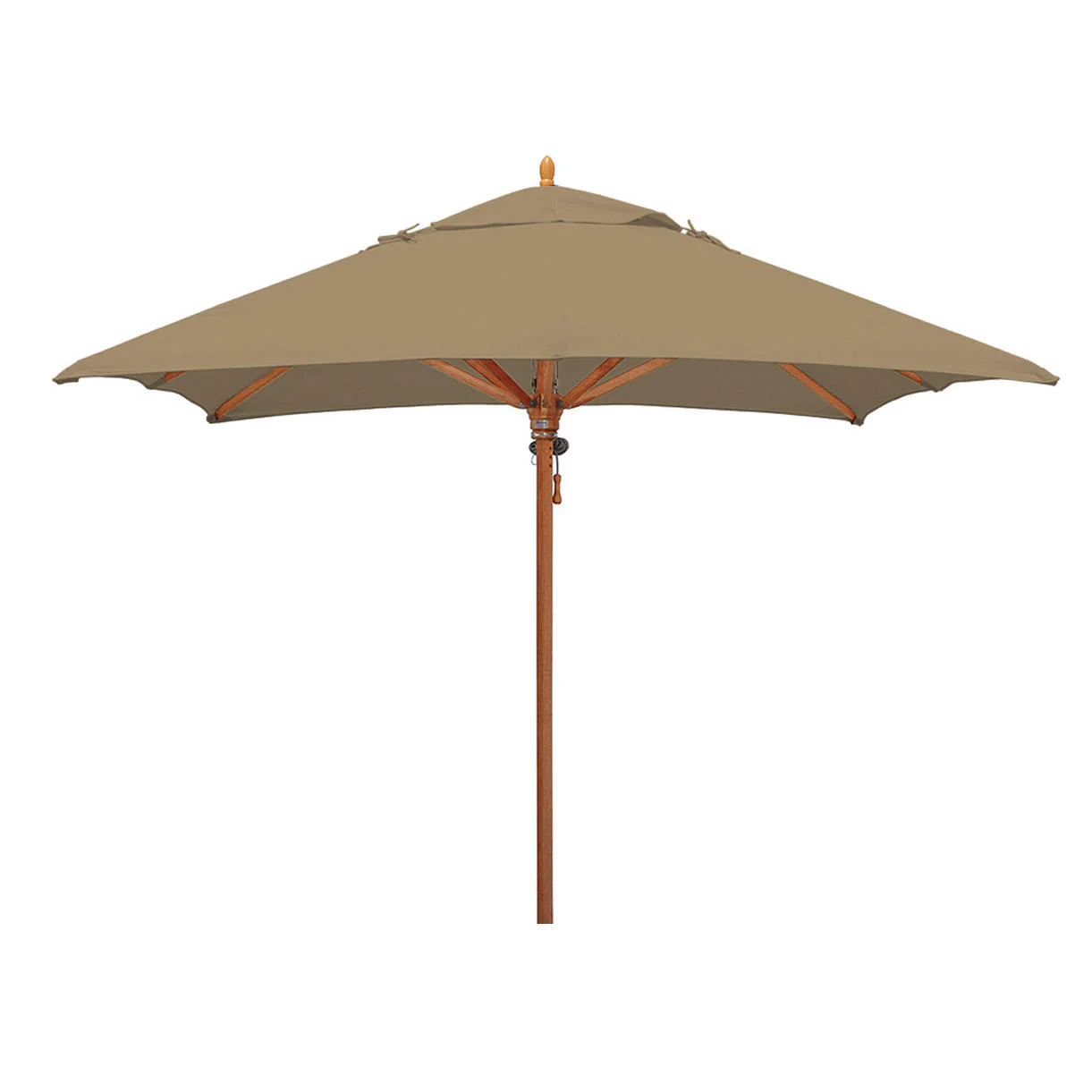 Classic Wood Framed 2.8m Square Parasols - Image 23