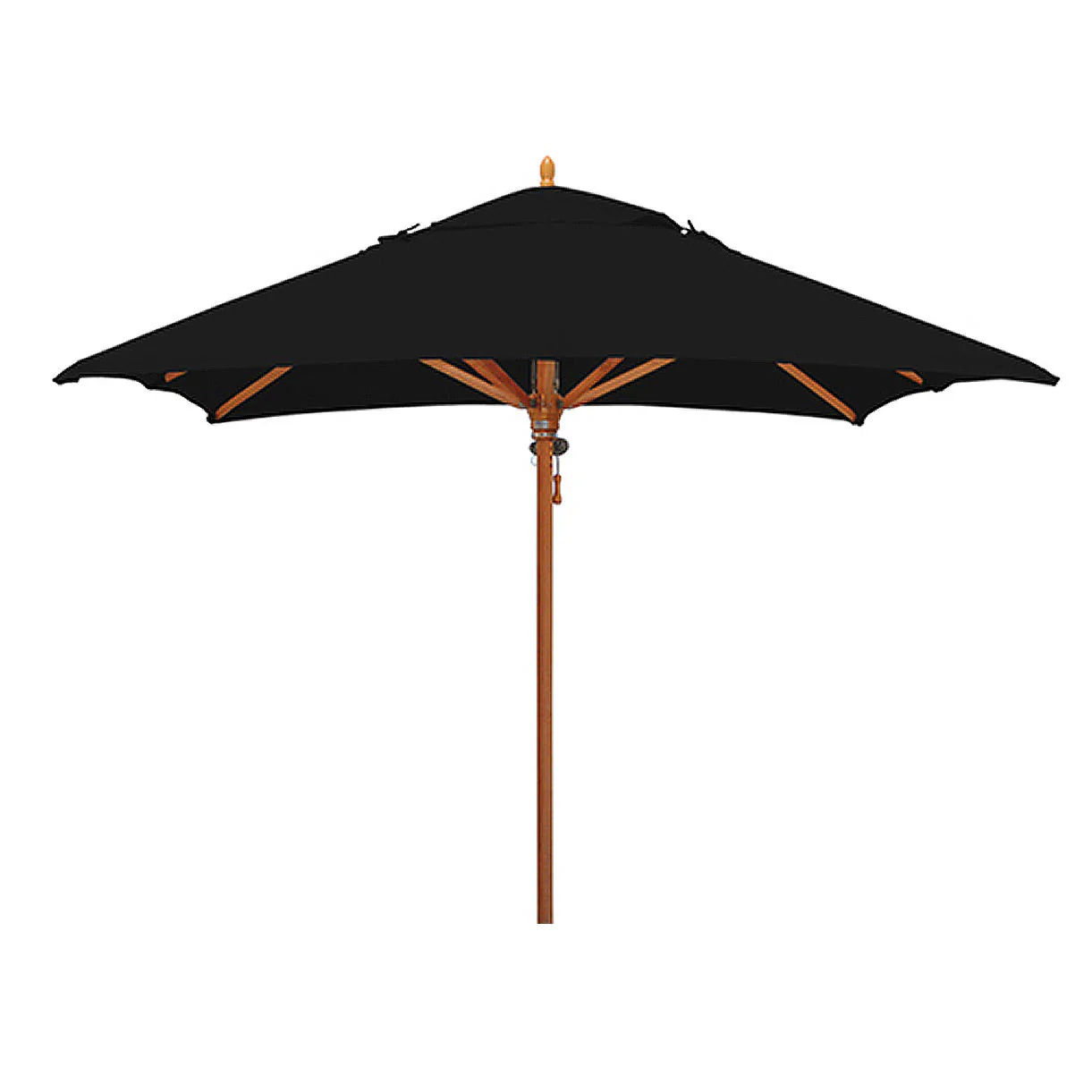 Classic Wood Framed 2.8m Square Parasols - Image 5