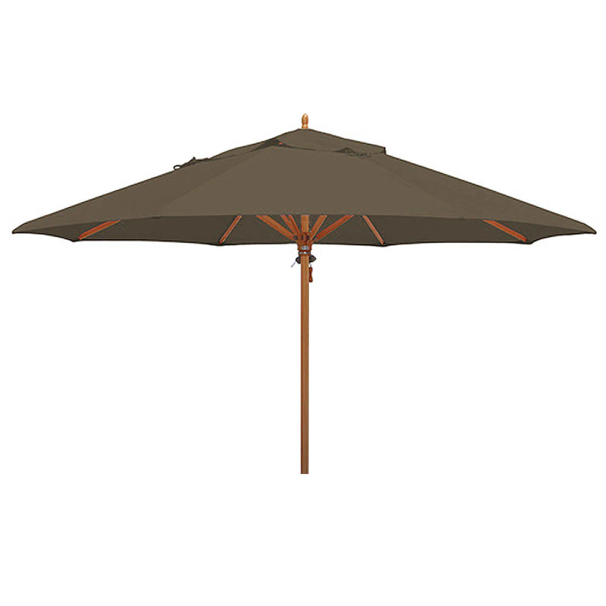 Classic Wood Framed 4.0m Round Parasols - Image 10