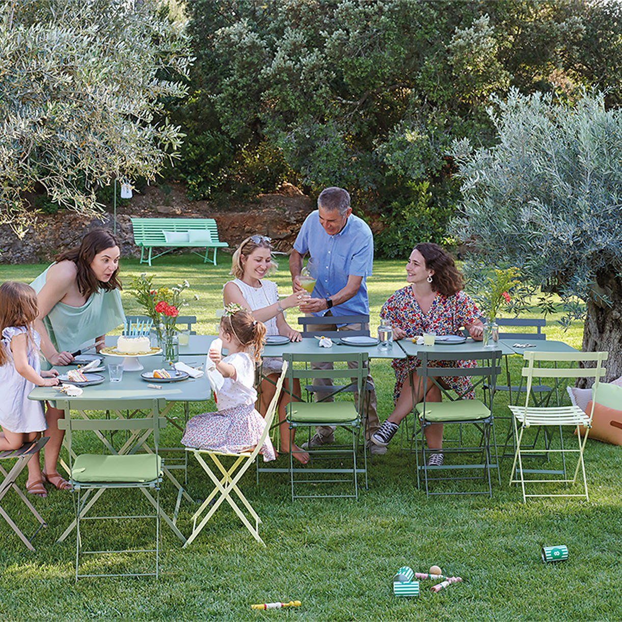 Colourful Outdoor Seat Cushions for Bistro Chair - Image 4