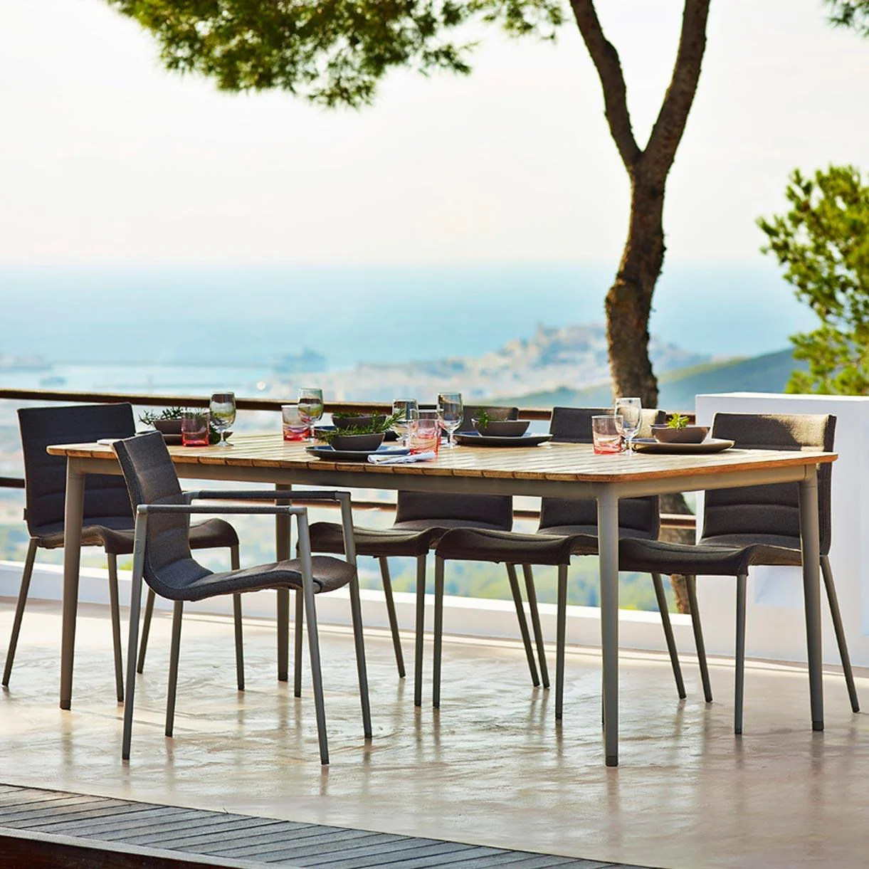 Core 100cm Wide Outdoor Dining Table - Image 2