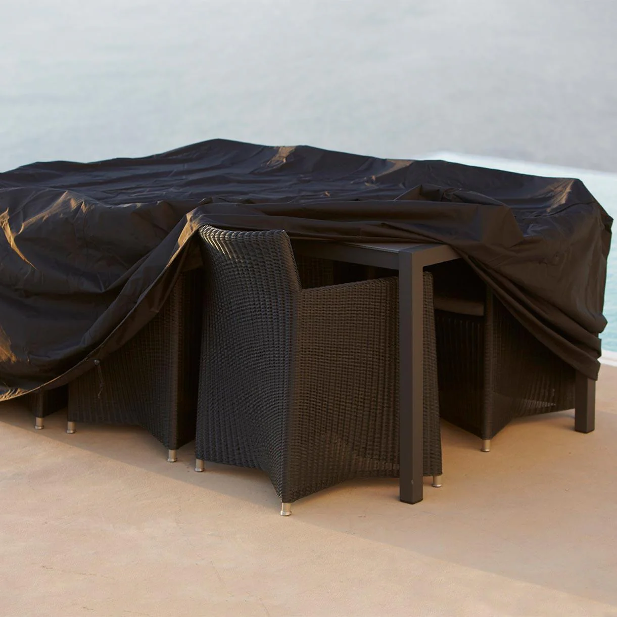 Cover 10 - 160cm Dining Tables with 4 Chairs - Image 2