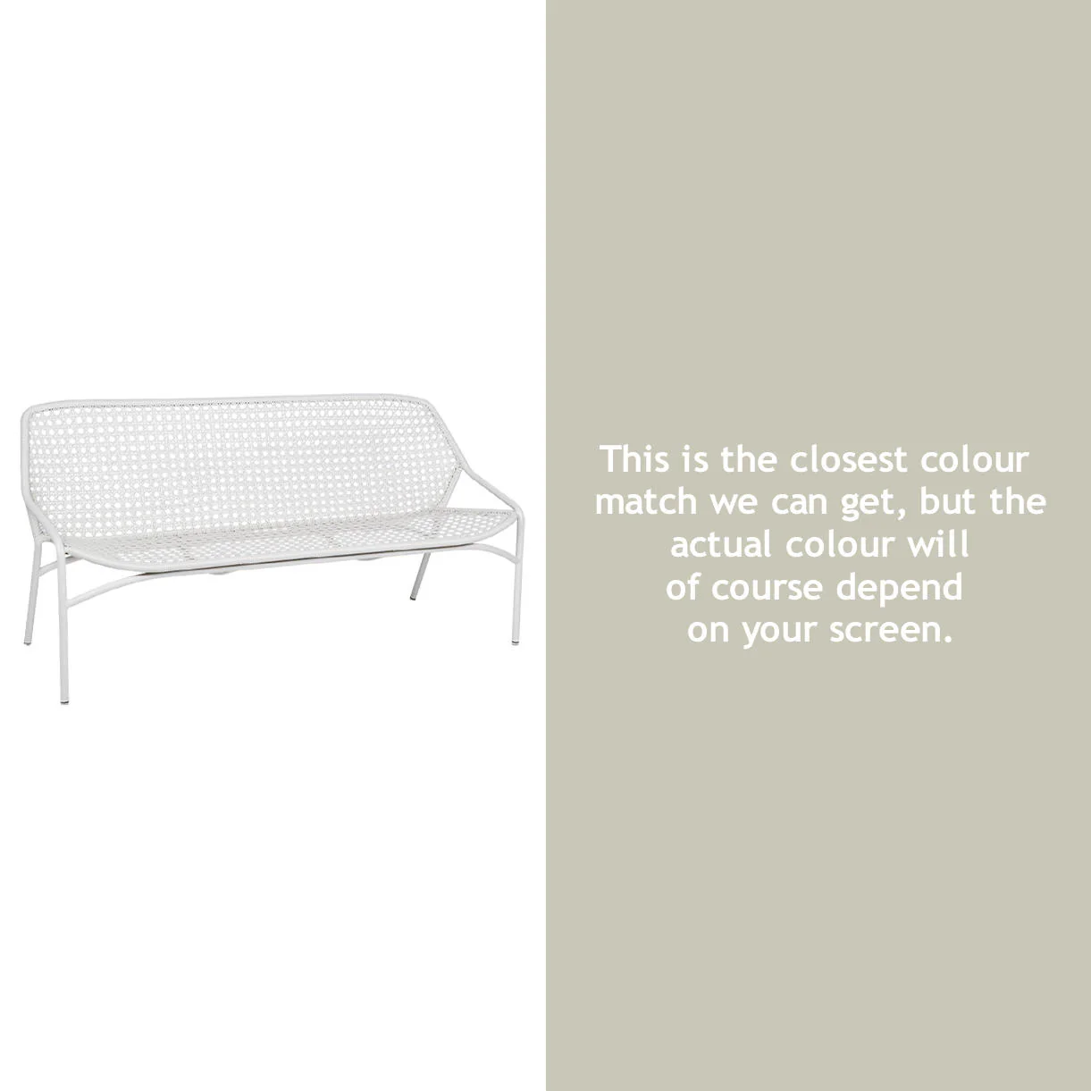 Croisette 3 Seater Bench - Image 4