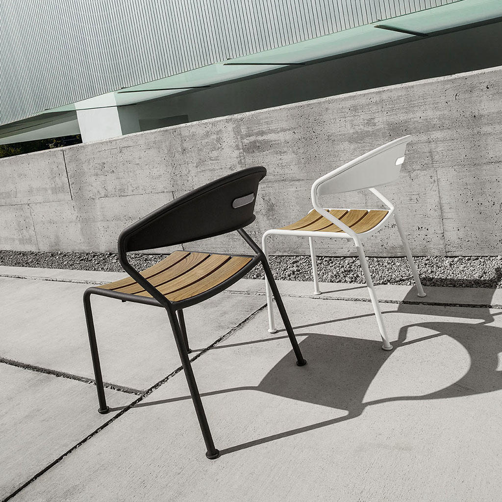 Curve Teak Dining Chair - Image 3