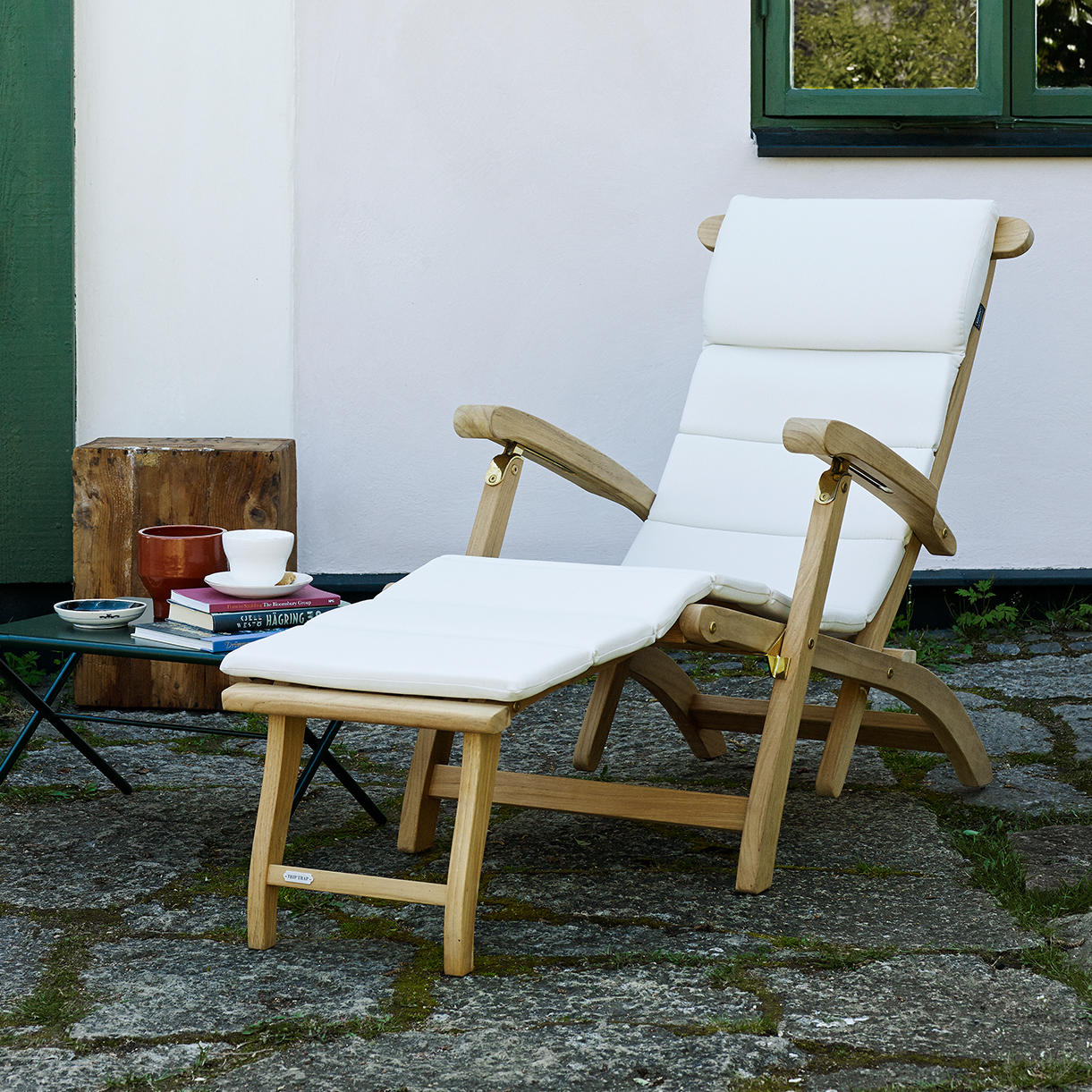 Danish Teak Steamer Cushion - Image 2