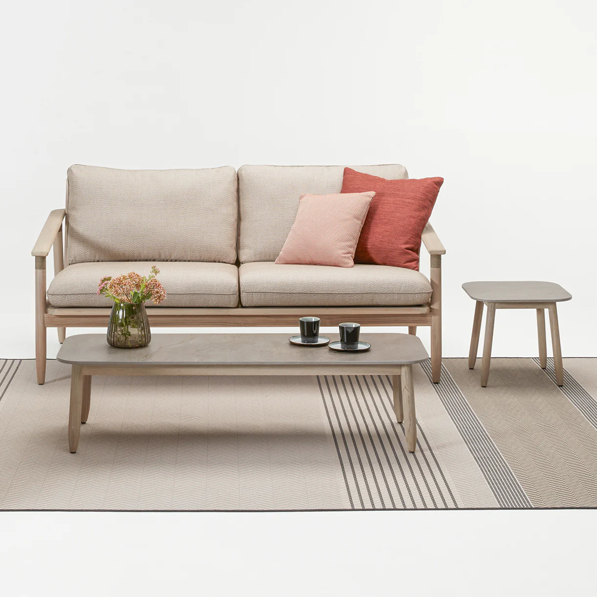 David Side Table with Ceramic Flint Top - Image 4