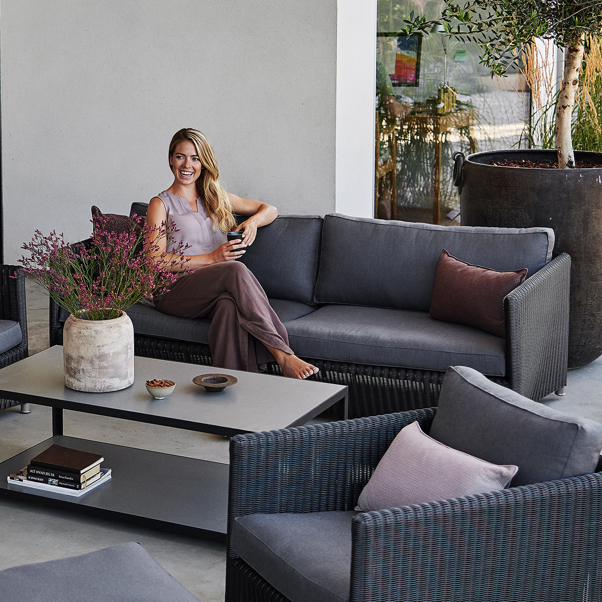 Diamond 3 Seater Sofa - Image 3