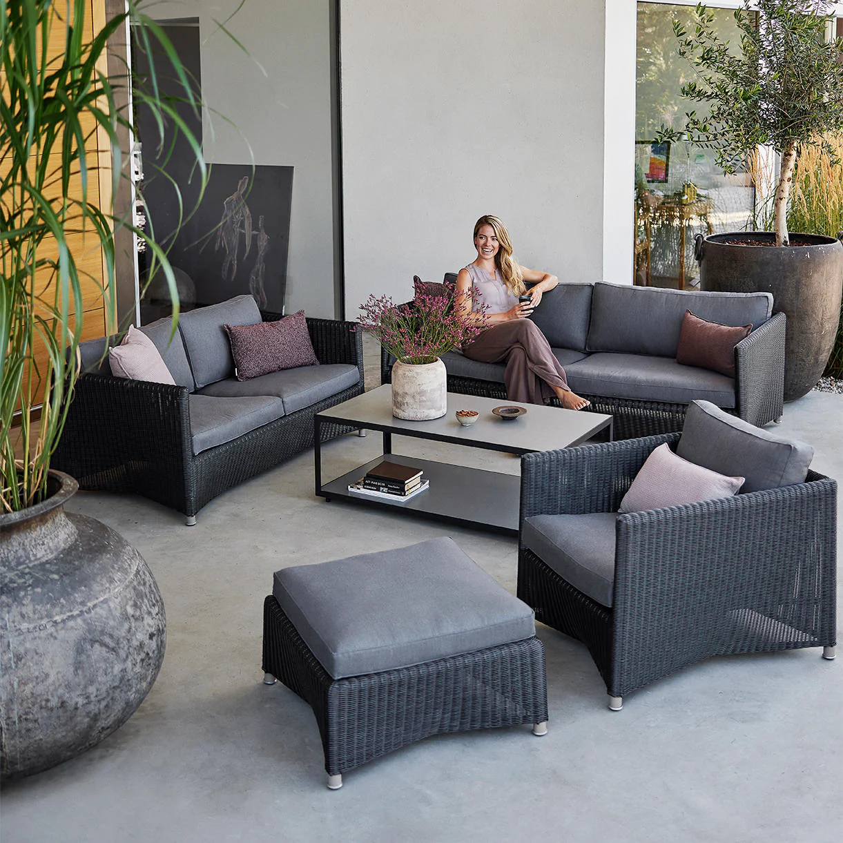 Diamond 3 Seater Sofa - Image 4