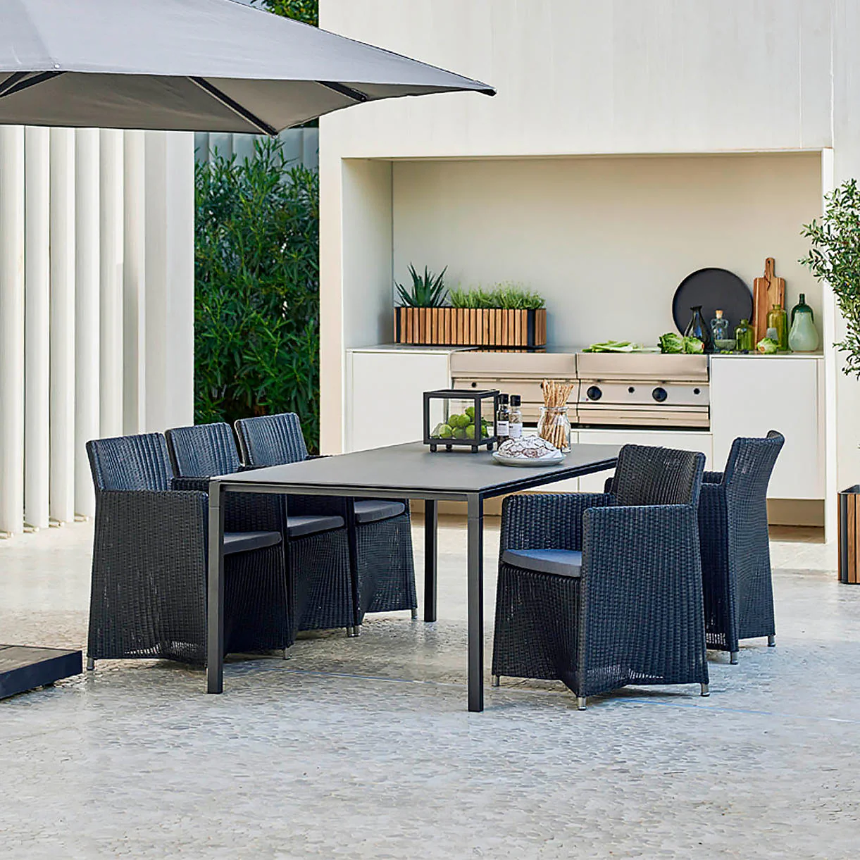 Diamond Weave Dining Chair - Image 3