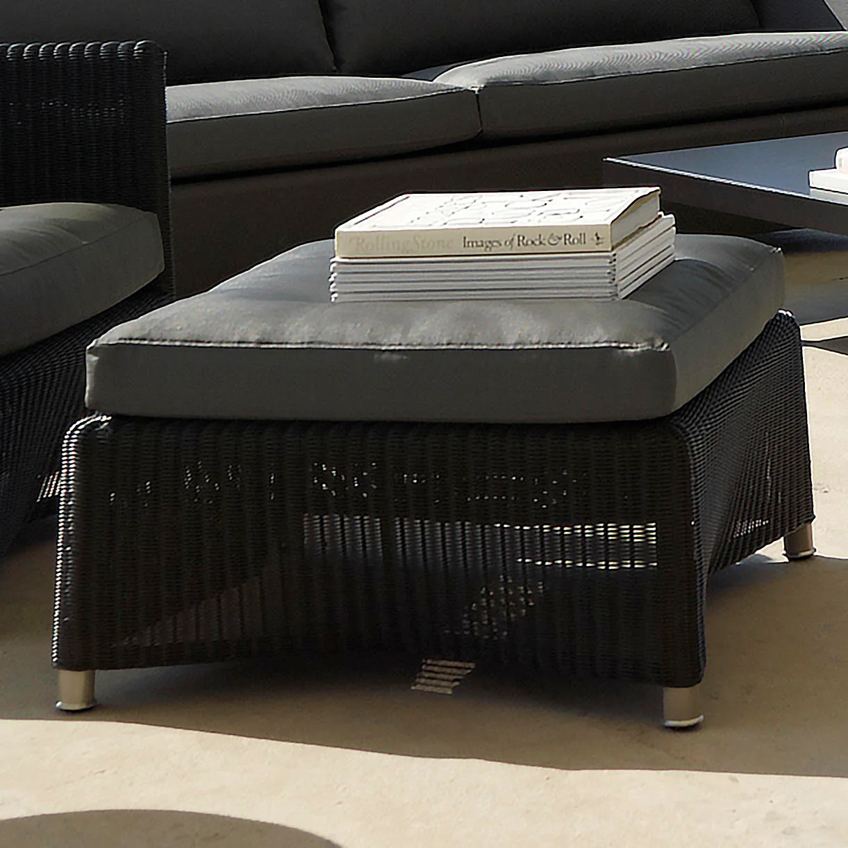 Diamond Weave Footstool - Image 3