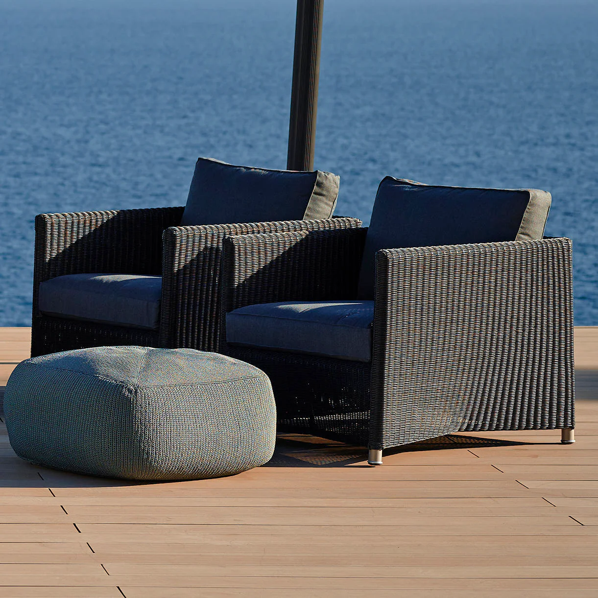 Diamond Weave Lounge Chair - Image 3