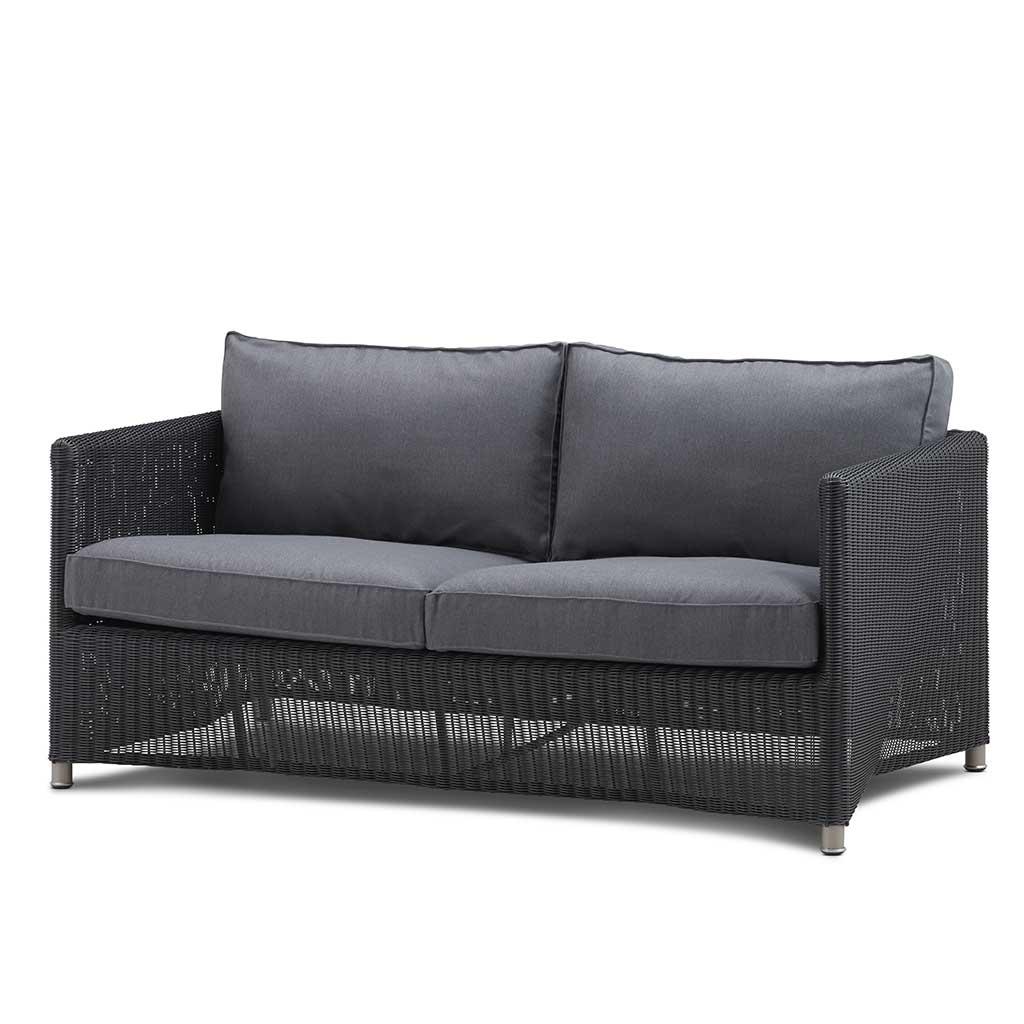 Diamond Weave 2 Seater Sofa Outdoor Lounge - Image 4
