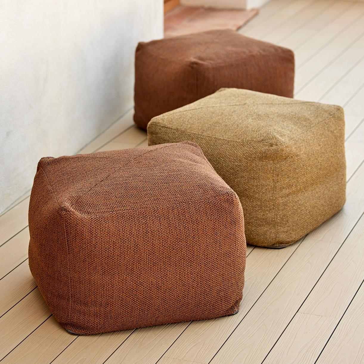Divine Fabric Outdoor Footstool - Image 2