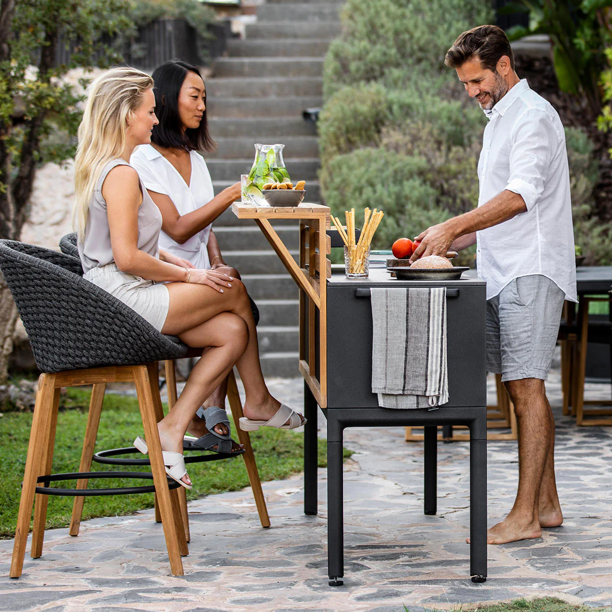 Teak Bar for Drop Kitchen Module - Image 3