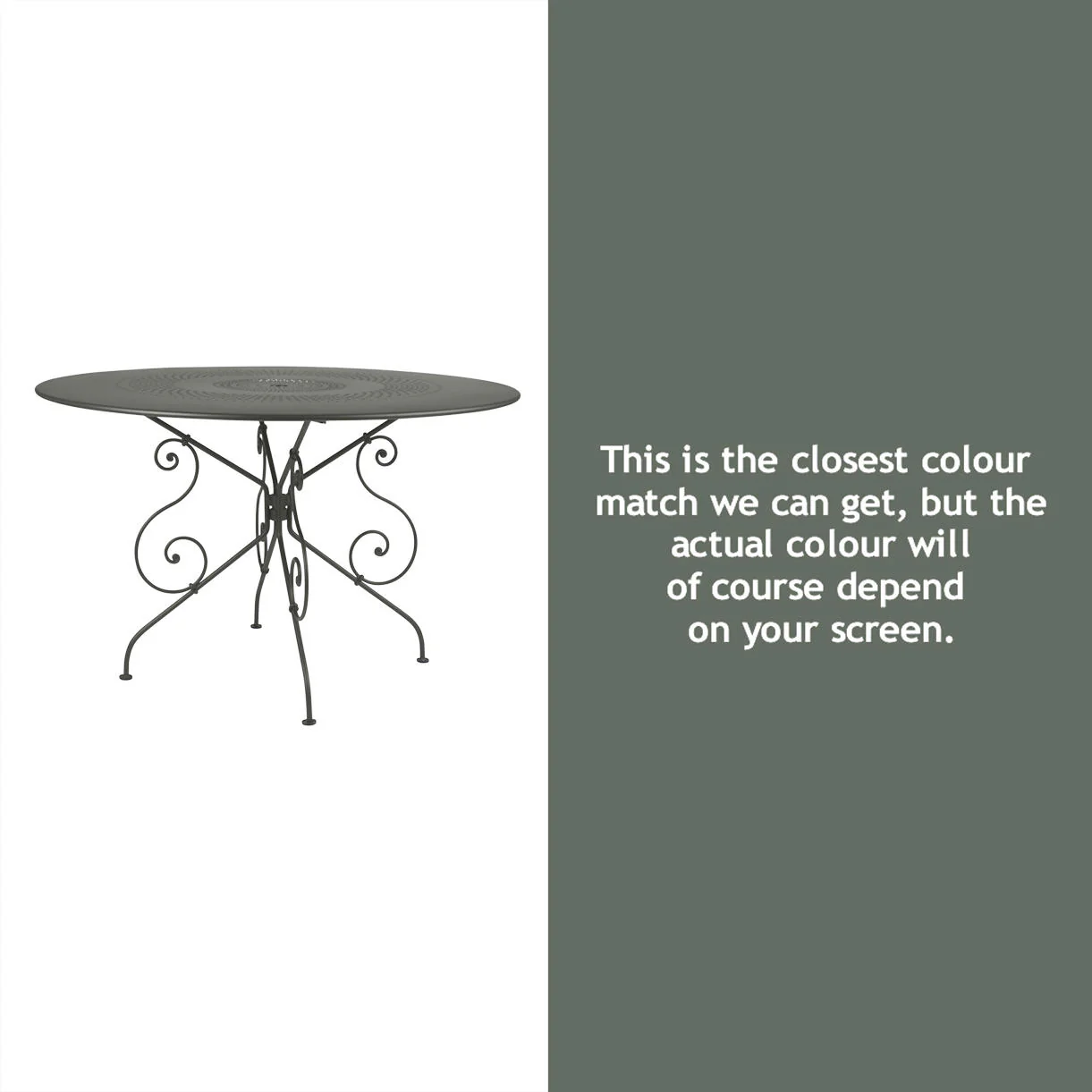 Fermob 1900 Table - 117cm - Image 11