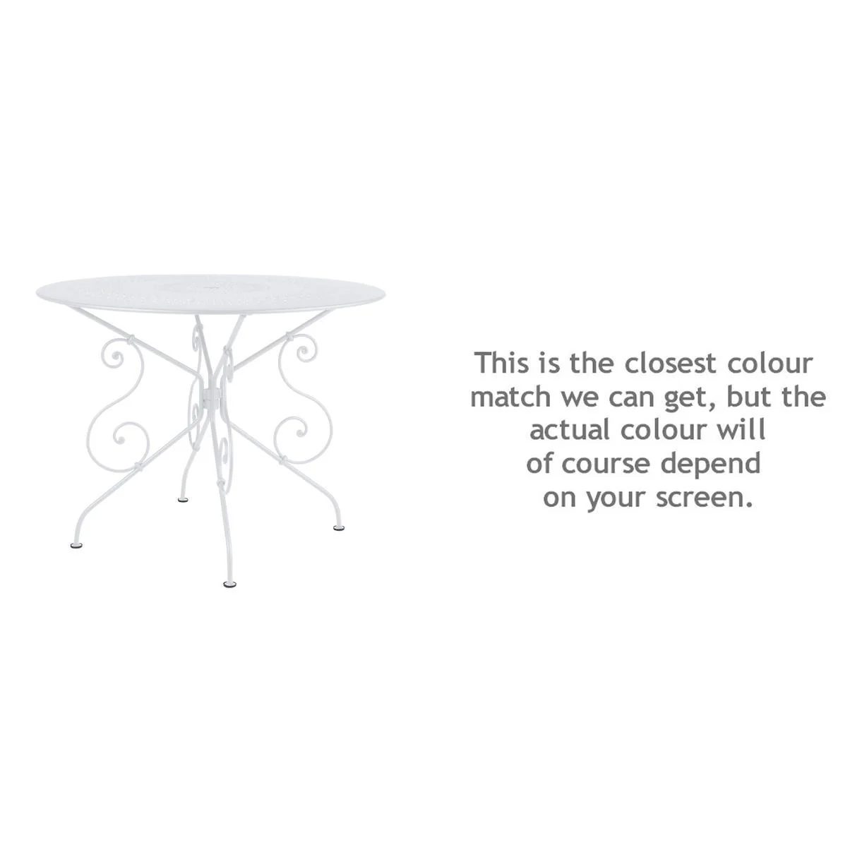 Fermob 1900 Table - 96cm - Image 6