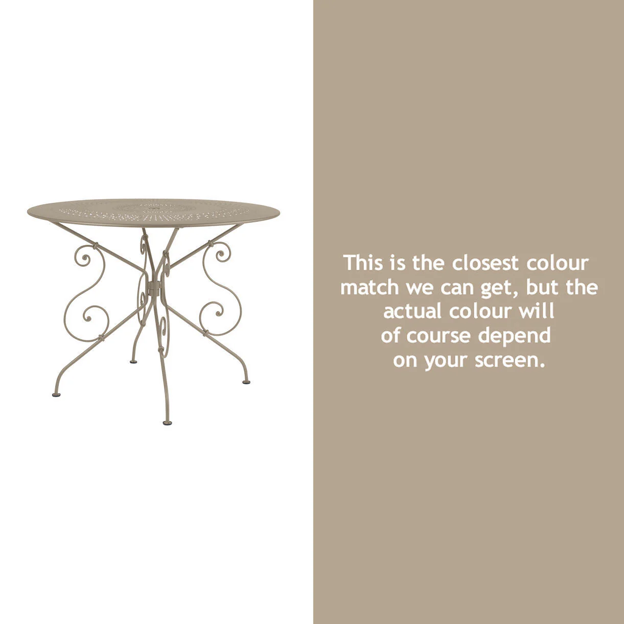 Fermob 1900 Table - 96cm - Image 7