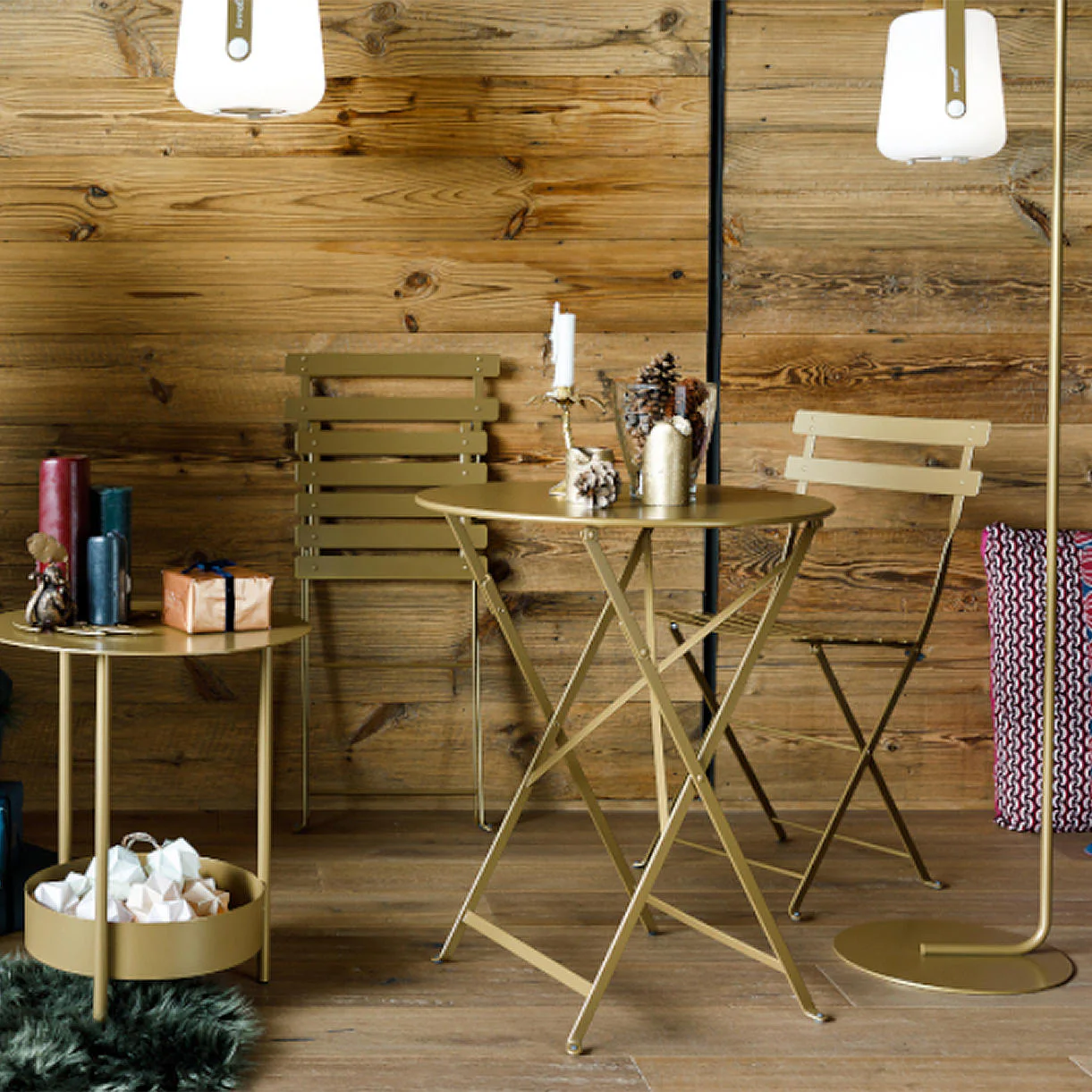 Fermob Limited Edition Gold Fever Bistro Chair - Image 3