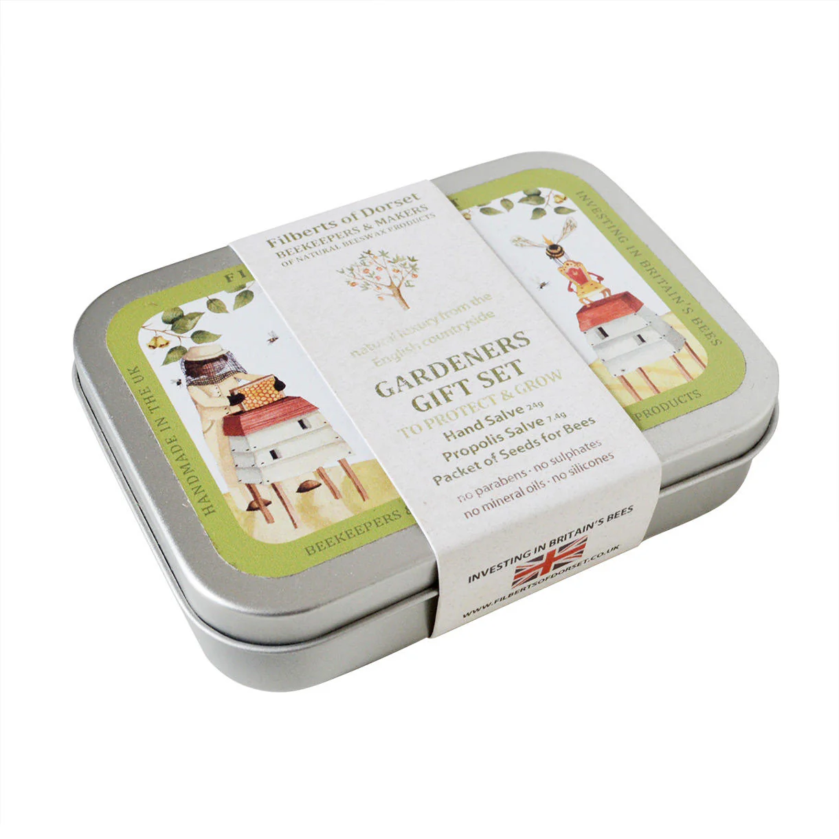 Filberts Bees Gift Tin for Gardeners - Image 3