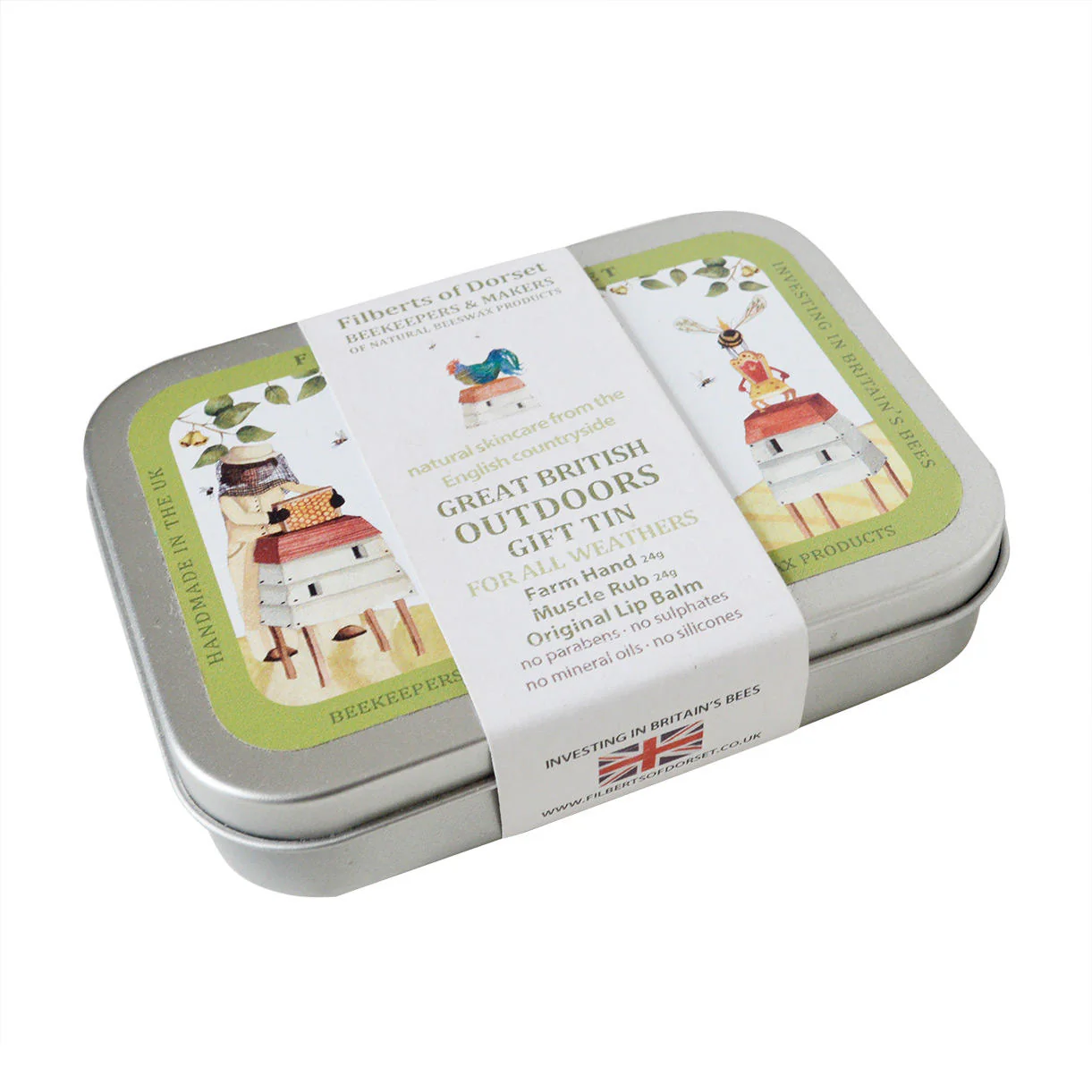 Filberts Bees Gift Tin for The Great British Outdoors - Image 3