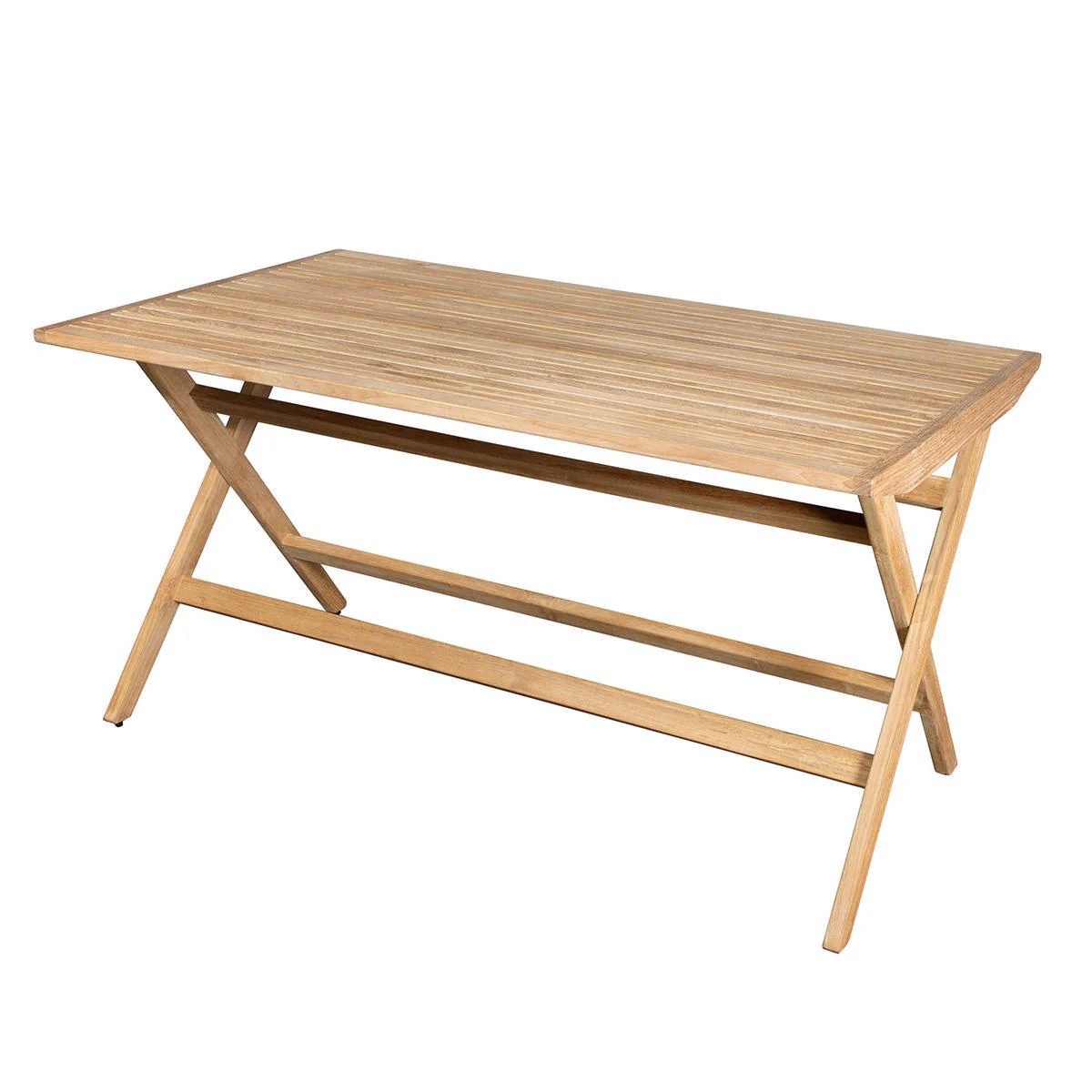 Flip Teak Folding Dining Table - Image 8