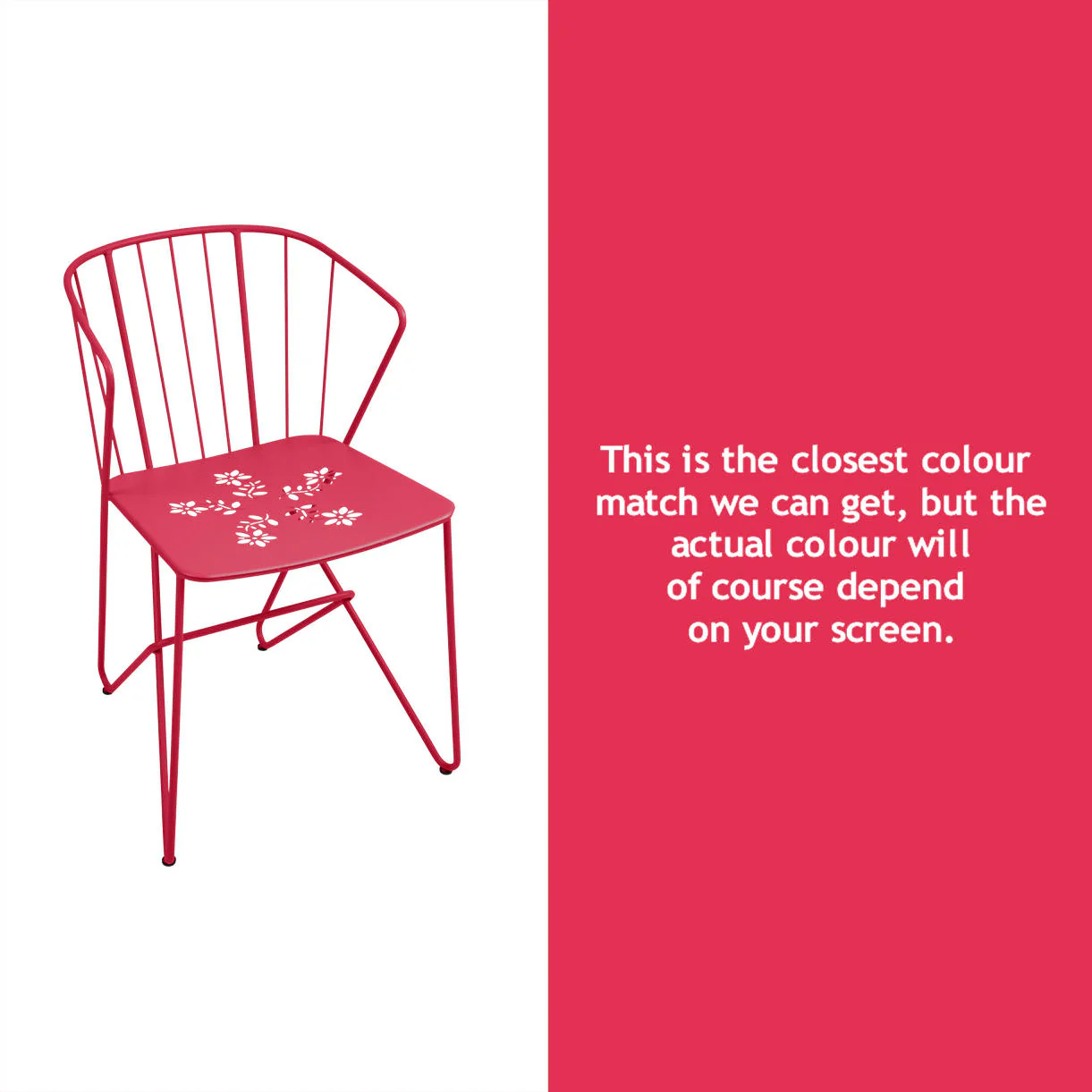 Flower Chair with Patterned Seat - Image 16