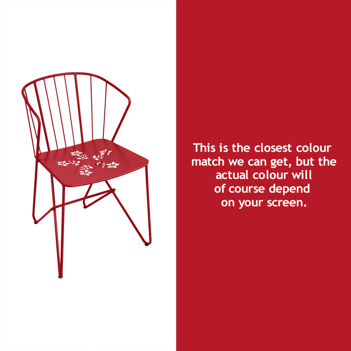 Flower Chair with Patterned Seat - Image 18