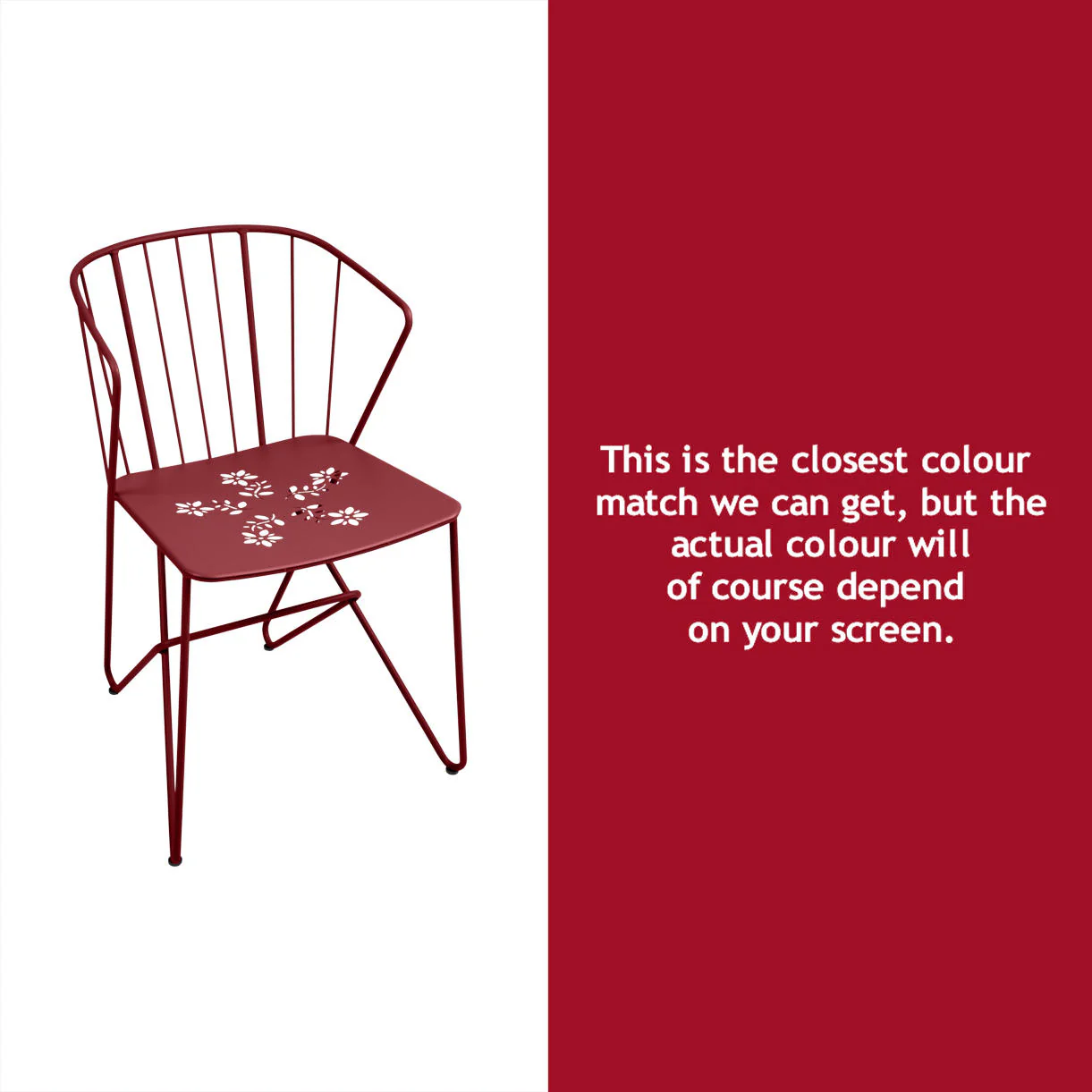 Flower Chair with Patterned Seat - Image 19