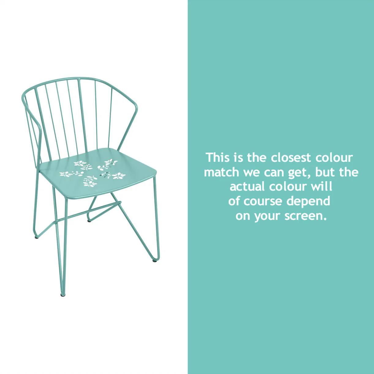 Flower Chair with Patterned Seat - Image 22