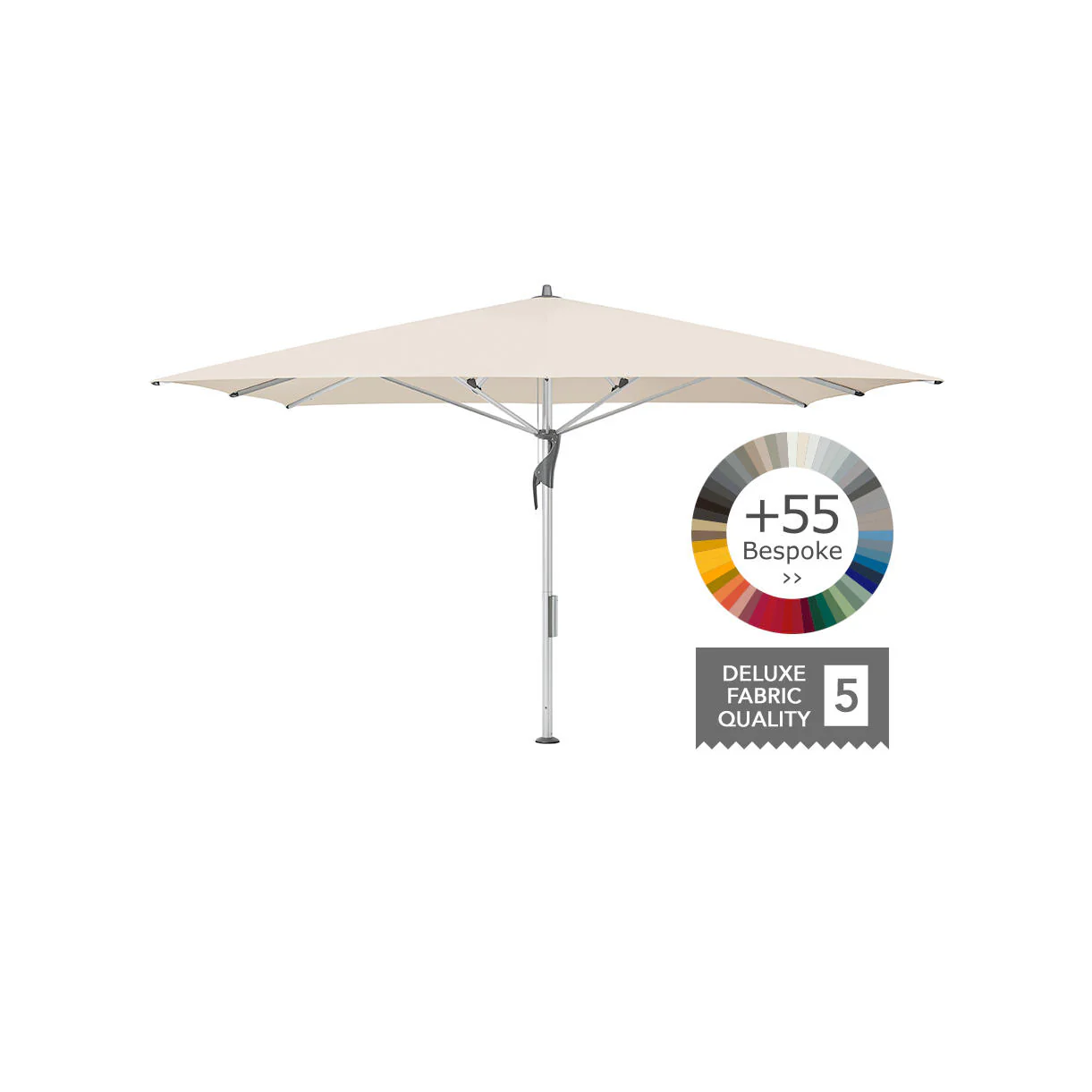 Fortello LED Square Parasol - Image 4