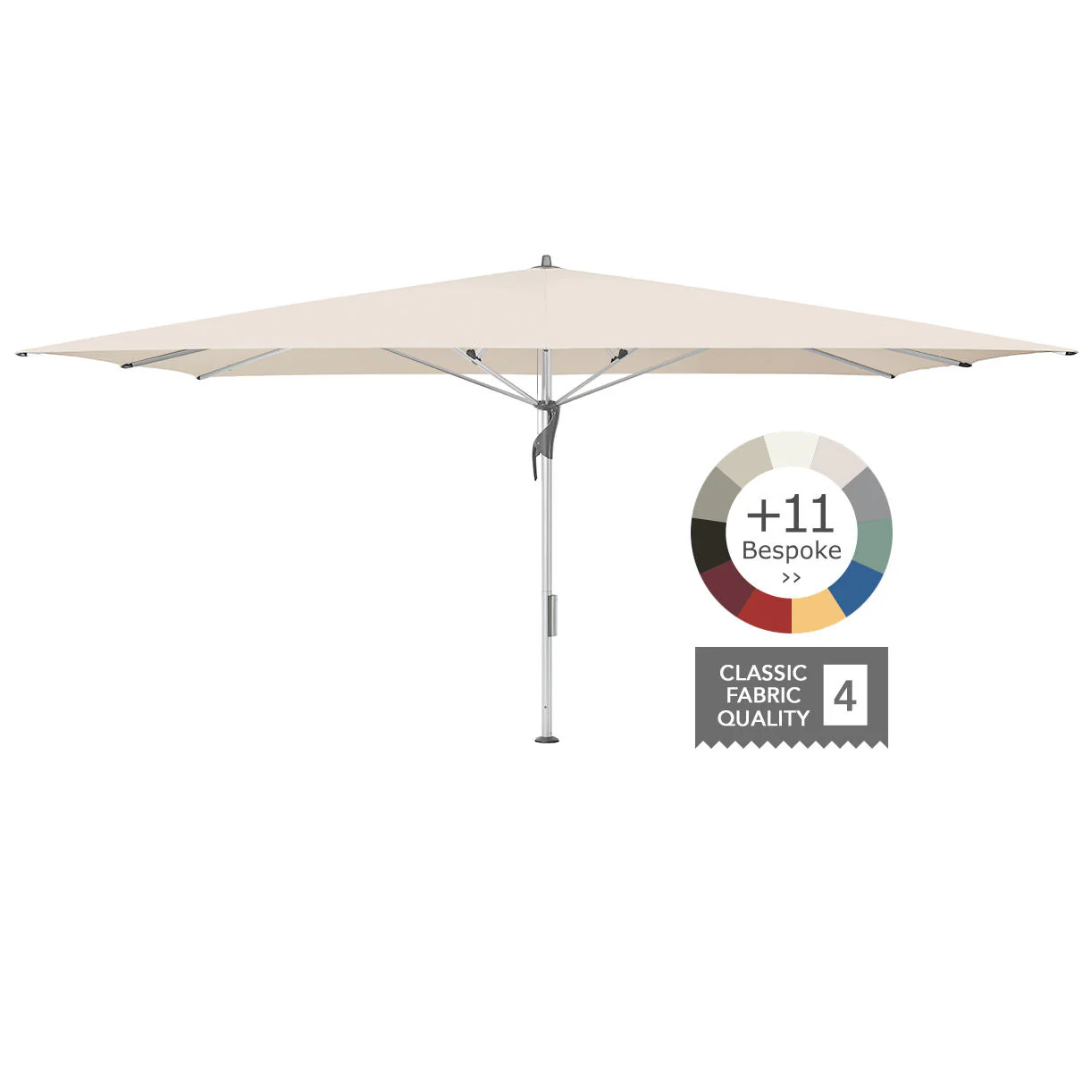 Fortello LED Square Parasol - Image 5
