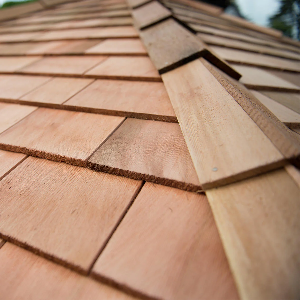 Furnished Cedar Tiled Roof Hexagonal 3m Gazebo - Image 2