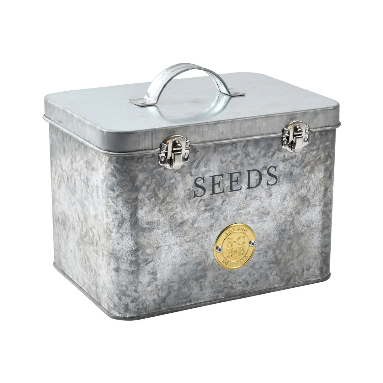 Galvanised Seed Organiser Tin - Image 5