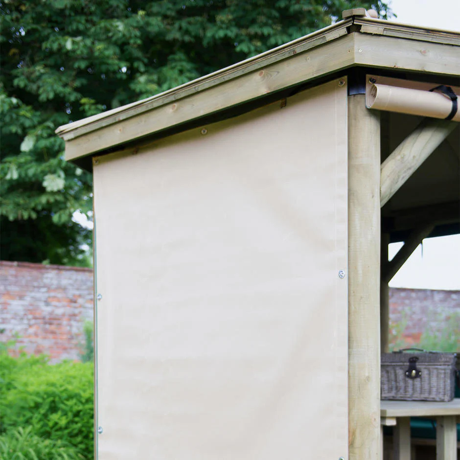 Hexagonal Gazebo Garden Curtains - Image 8