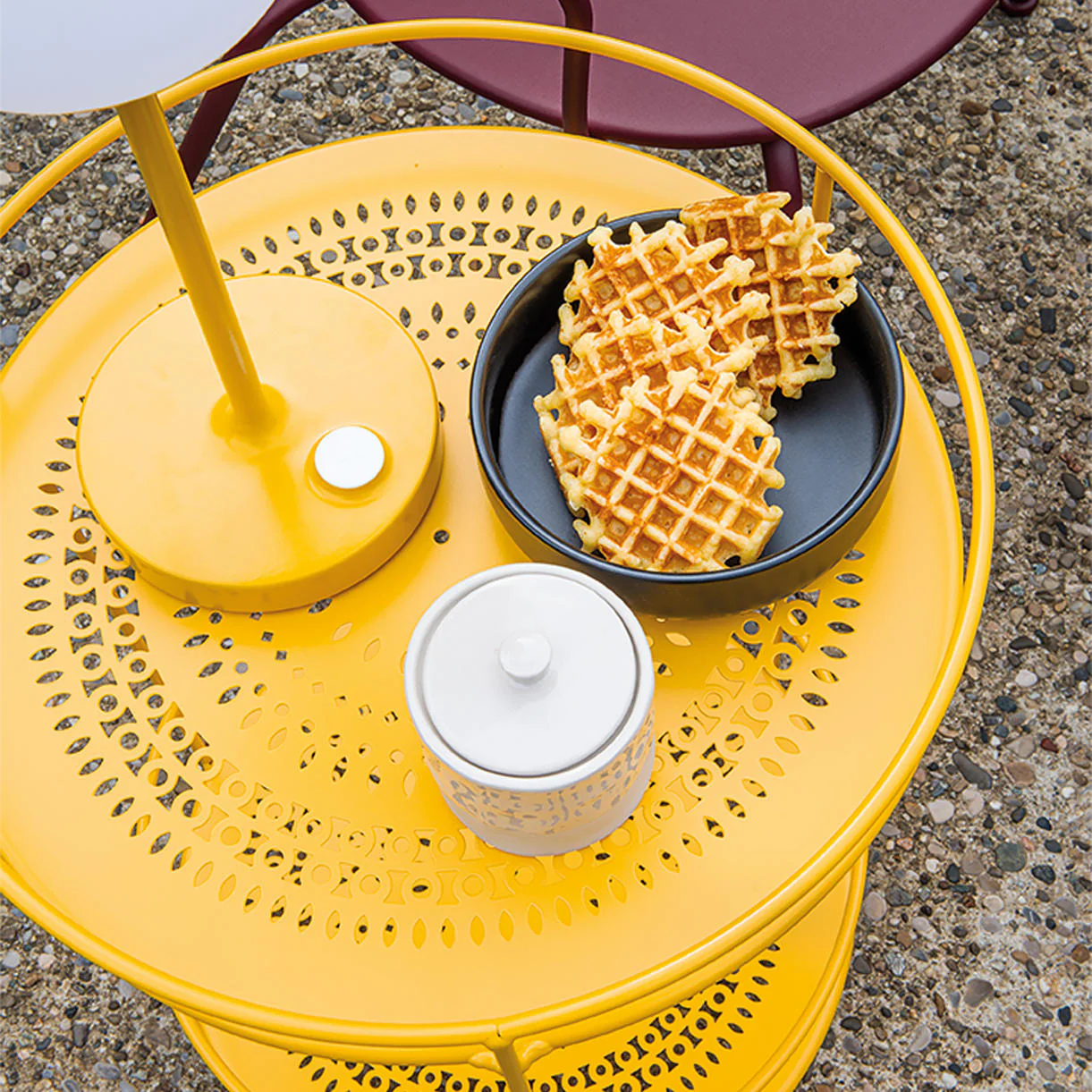 Guinguette Perforated Side Table - Image 4