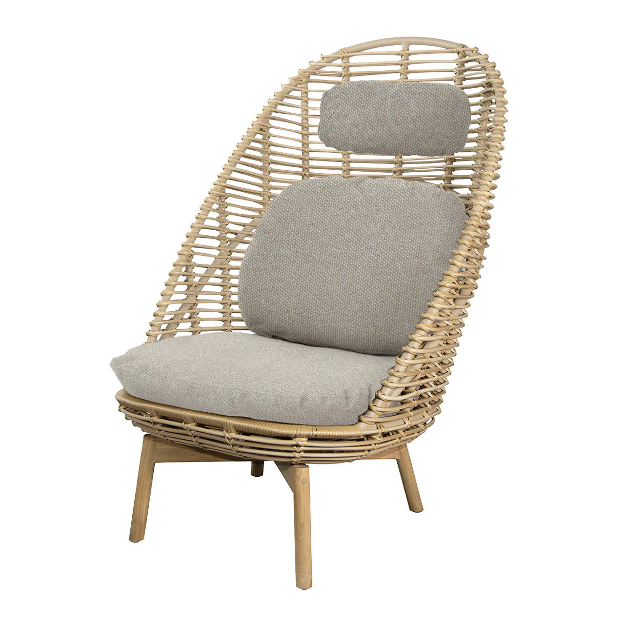 Hive Highback Chair With Teak Legs - Image 13