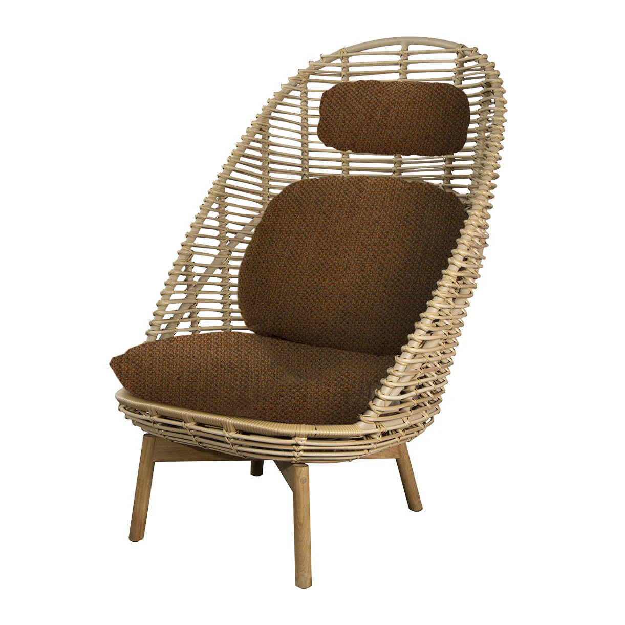 Hive Highback Chair With Teak Legs - Image 17