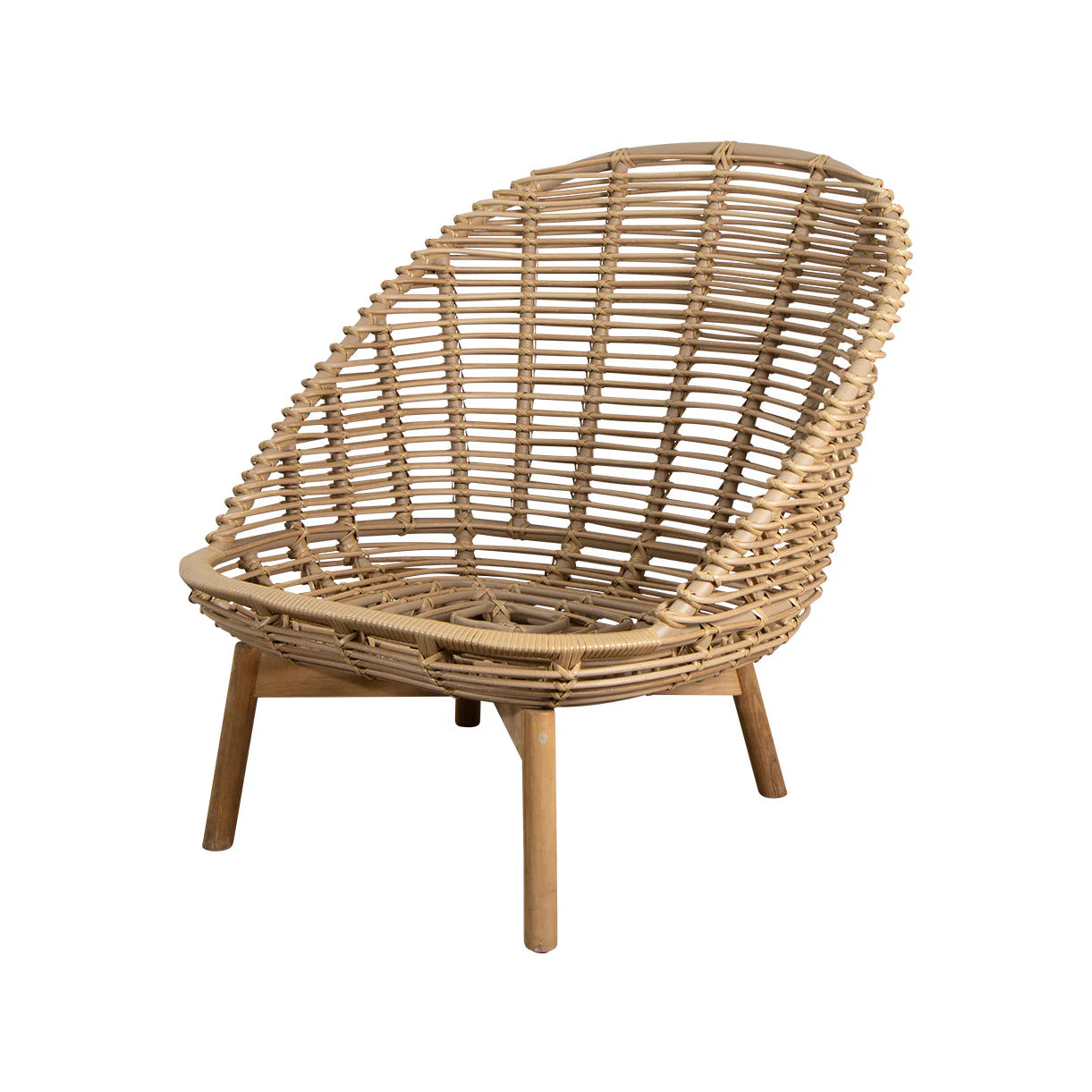 Hive Lounge Chair with Teak Legs - Image 5