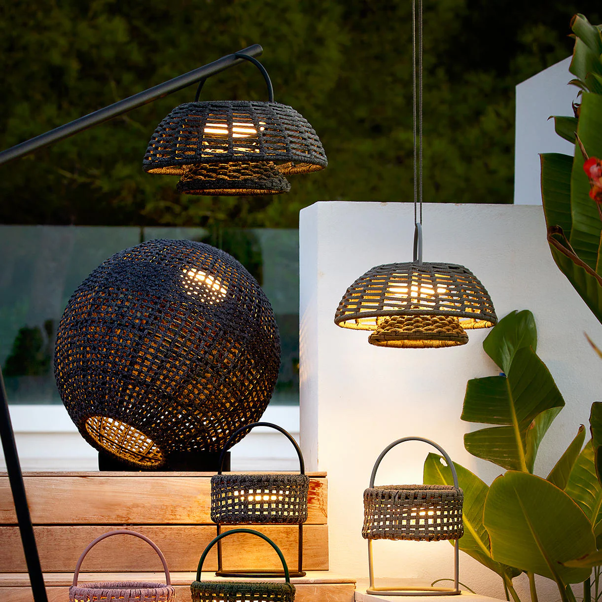 Illusion Outdoor LED Hanging Lantern - Image 4