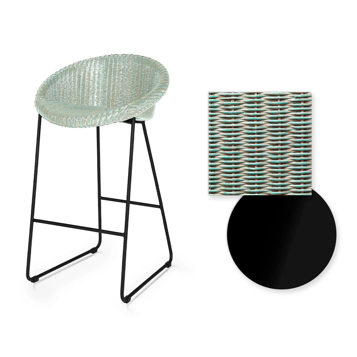 Joe Indoor Counter Stool Black Sled Base - Image 24